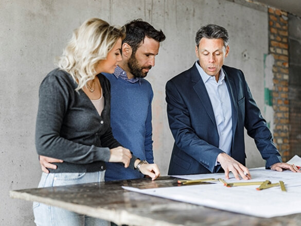 women and men talking as trusted partner with zehnder