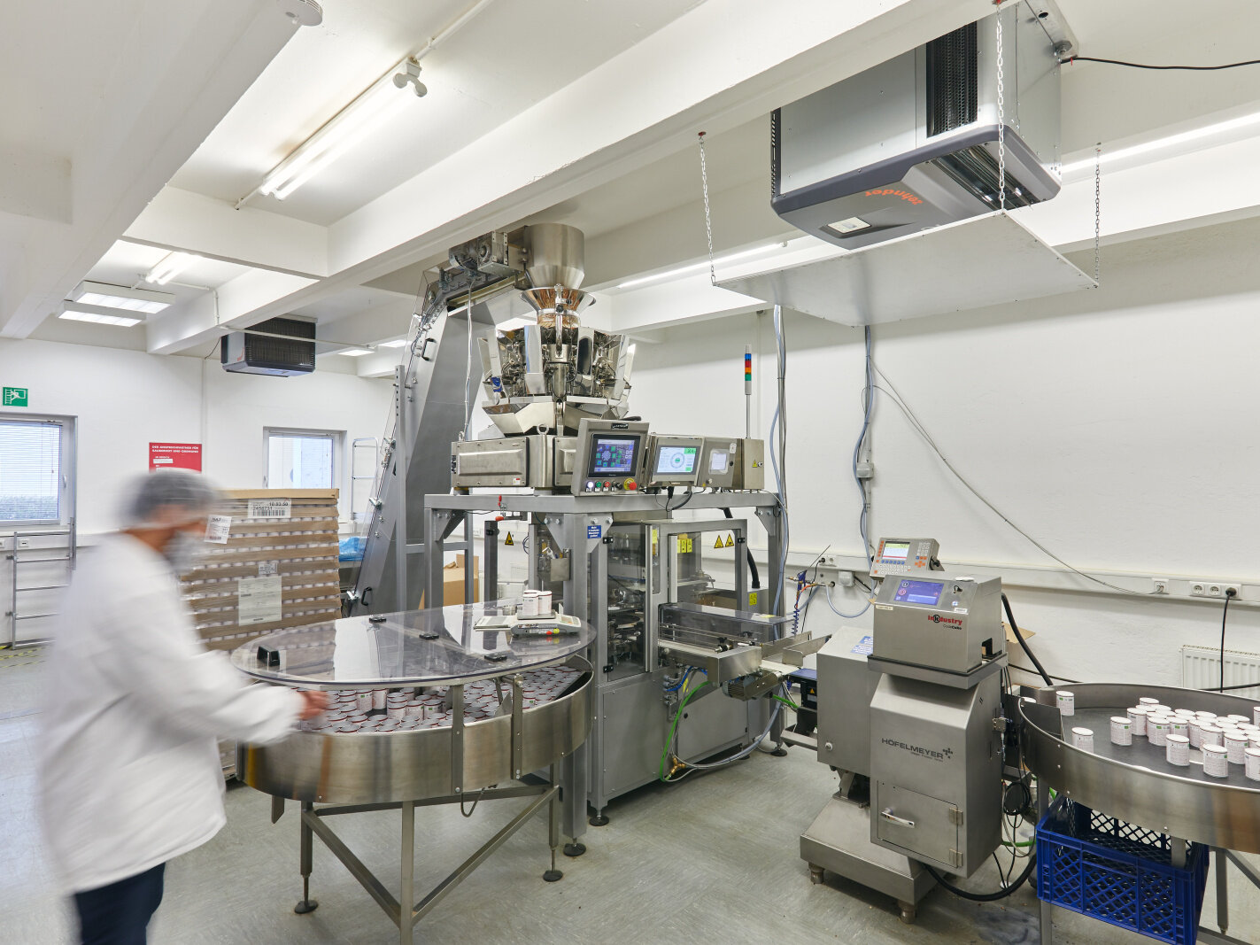 mymuesli: Luftfilterung direkt an der Staubquelle