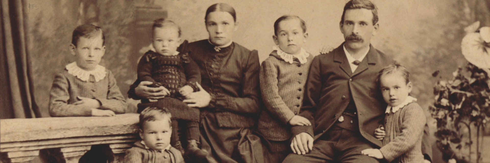 old photo of the zehnder family