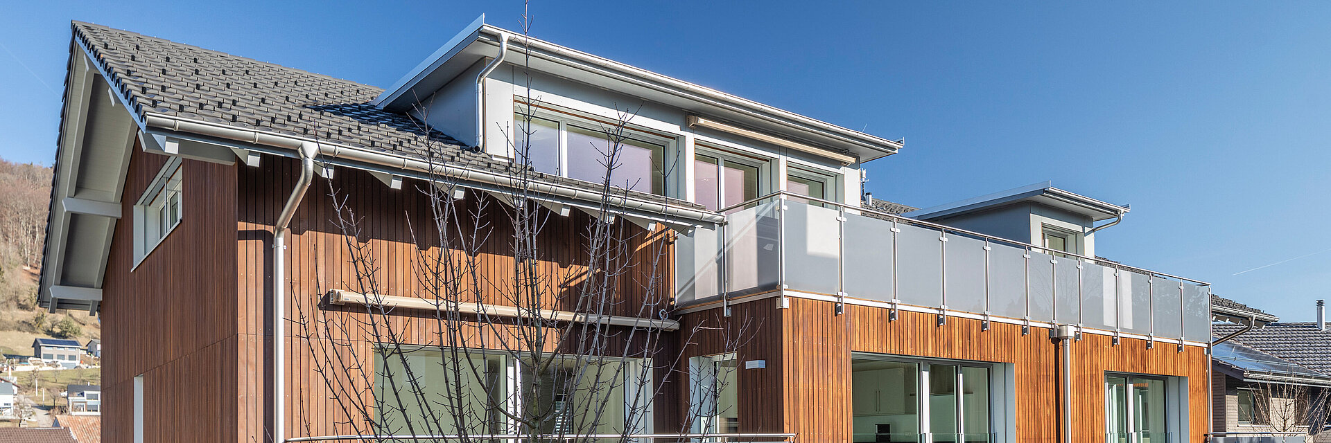 Neubau Mehrfamilienhaus mit Komfortlüftung