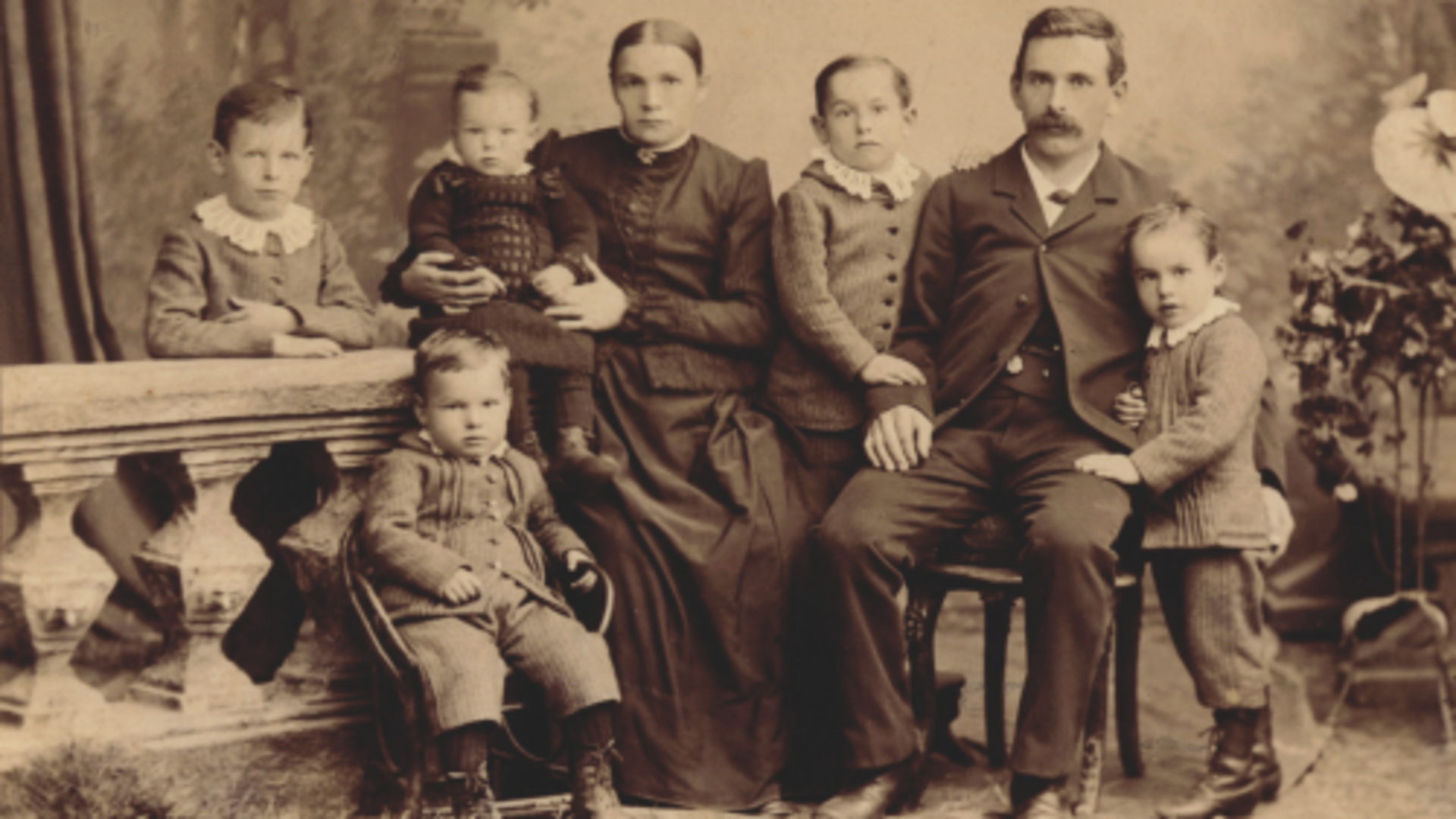 altes Foto der Zehnder Familie